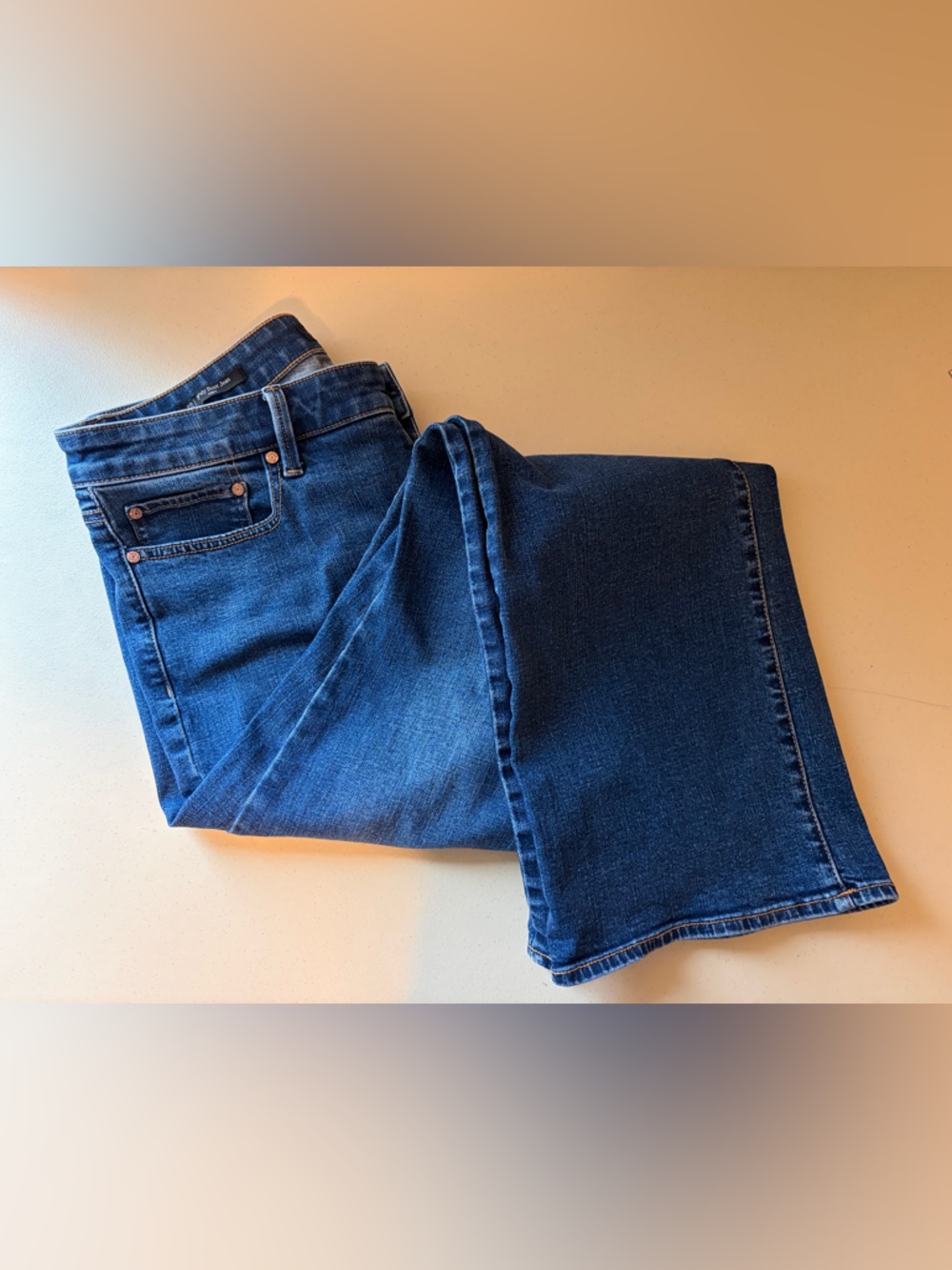 Talbots Barely Boot Jean Curvy